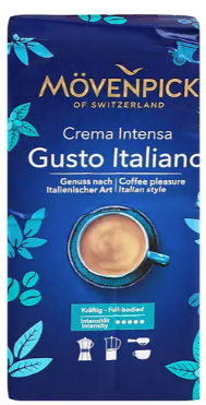 Кава натуральна смажена мелена Mövenpick Gusto Italiano 250 г